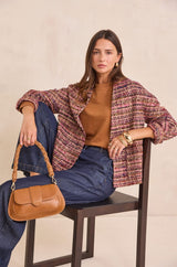 CAROLINE JACQUARD PATTERN JACKET