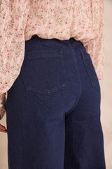 ANAIS RINSE WIDE-LEG JEANS