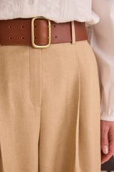 FLAUBERT LIGHT CAMEL TROUSERS