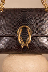 LEON CHOCOLATE LEATHER BAG