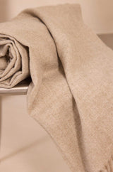 ROBIN WOVEN NATURAL SCARF