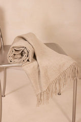 ROBIN WOVEN NATURAL SCARF