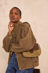 CELESTIN LONG SLEEVE BLENDED WOOL JACKET