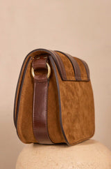 VICTOR CAMEL MINI LEATHER BAG