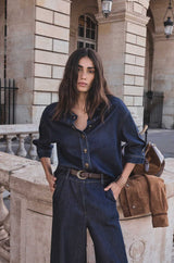 VICTOR CAMEL LEATHER TOTE BAG