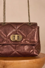 GABY M BIS QUILTED LEATHER BAG