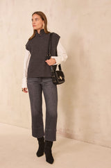 SOPHIA CROPPED WIDE JEANS