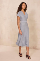 BARI STRAIGHT SEQUIN KNIT DRESS