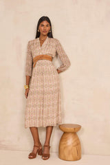 RANIA PRINTED STRAIGHT DRESS