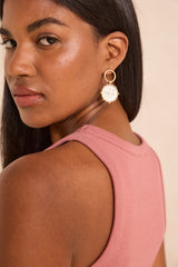 LEOPOLD PINK COTTON BLEND TANK TOP