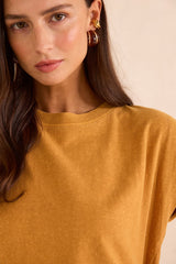 LOIC MORDORE HEMP AND COTTON BLEND T-SHIRT