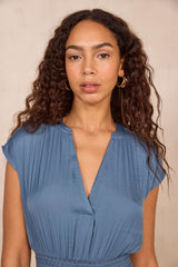BECKY PETROLE STRAIGHT DRESS