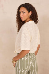 LUCIA COTTON BLEND T-SHIRT
