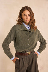 ALEXANDER SAGE BLENDED WOOL AND YAK SWEATER