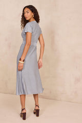BARI STRAIGHT SEQUIN KNIT DRESS