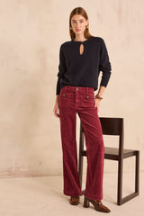 ANAIS WIDE CORDUROY TROUSERS