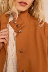 BLONDIE MIXED LINEN JACKET