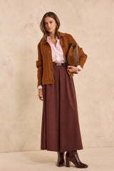 TATIANA BURGUNDY EXTRA LARGE TROUSERS