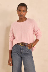 ARY SALMON CASHMERE SWEATER
