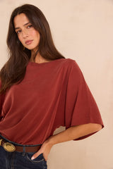 TRAVIS BRICK 3/4 SLEEVE T-SHIRT