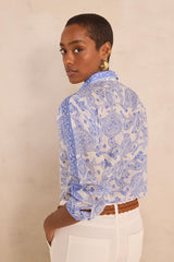 MATHILDE LONG SLEEVE PRINTED SHIRT