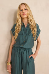MALLORY SHORT SLEEVE BLOUSE