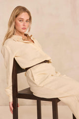 DONY CREAM LONG SLEEVE SHIRT