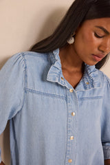 BLAKE STRAIGHT DENIM DRESS