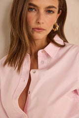 MARIA LONG-SLEEVE COTTON SHIRT