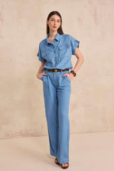 RACHEL LIGHTWEIGHT WIDE TROUSERS