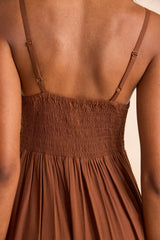 MAELINE COTTON STRAP CROCHET DRESS