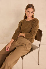 ALESIO DUCK BLENDED WOOL SWEATER