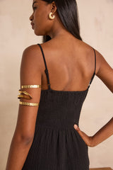 PERRINE FLOWY COTTON STRAP DRESS