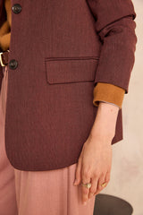 PEYTON BURGUNDY SUIT JACKET