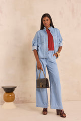 SIMON WIDE COTTON JEANS