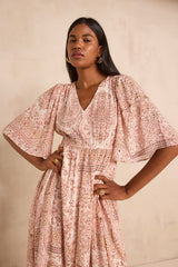 PERLA FLOWY PRINTED DRESS