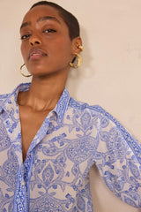 MATHILDE LONG SLEEVE PRINTED SHIRT