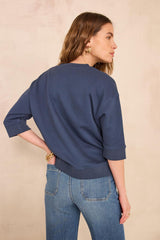 LAURENA INK COTTON POLO SHIRT