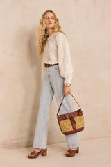 LISA LIGHT WASH WIDE JEANS