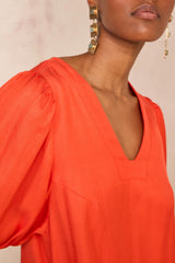 BONA GERANIUM SHORT STRAIGHT DRESS