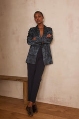 FELIX NAVY CIGARETTE TROUSERS