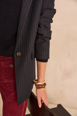 NELIA B STRIPED JACKET
