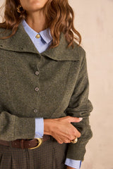 ALEXANDER SAGE BLENDED WOOL AND YAK SWEATER