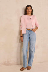 PAPRIKA BIS PINK SHORT SLEEVE SWEATER