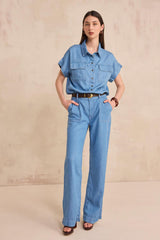 RACHEL LIGHTWEIGHT WIDE TROUSERS