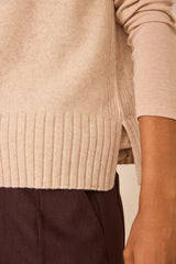 ALEX SLEEVELESS WOOL BLEND SWEATER