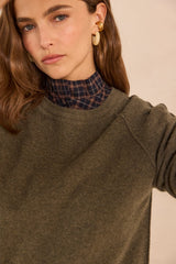 ARISTIDE KHAKI CASHMERE SWEATER