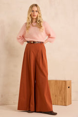 ARMELLE SALMON MOHAIR BLEND SWEATER