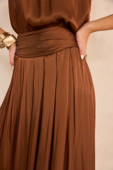 VANINA FLUID SATIN SKIRT