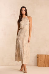 BAY FLUID STRAIGHT PRINTED DRESS